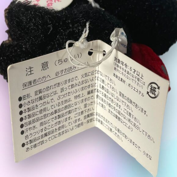 2006 Sanrio Hello Kitty 5" Ladybug Clip Grabber Mascot Plush Toy Partner - Picture 7 of 10